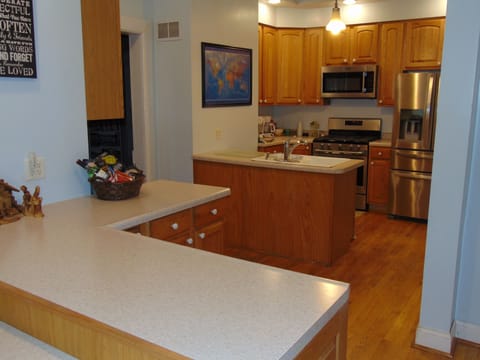 Kitchen with lots of prep space!