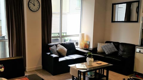 Dining Area with Leather Lounge