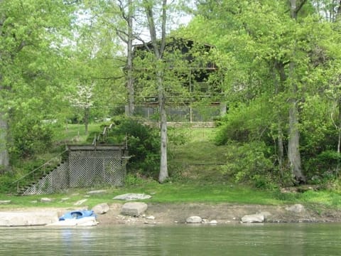 On the River looking at House