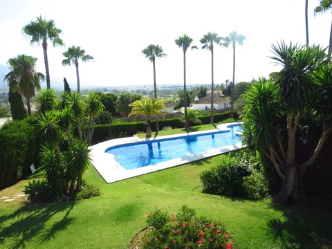 View of garden and pool