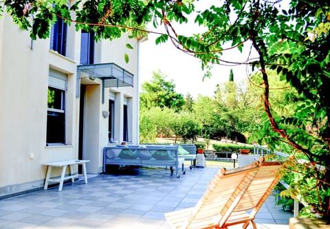 Outdoor terrace and garden