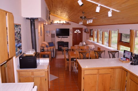 View of Living & Dining room from kitchen