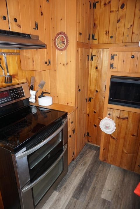 New kitchen flooring and new oven.