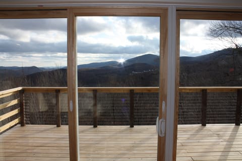 Okemo Mtn. ski trails in the distance to the south