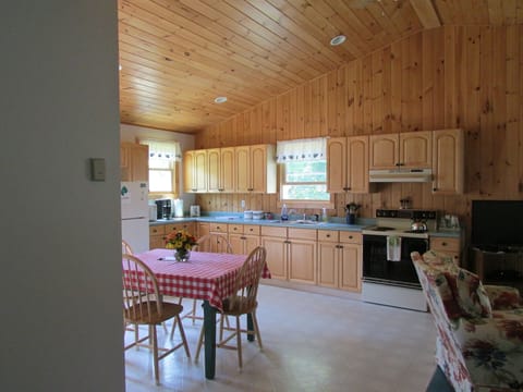 Kitchen looking out from hallway