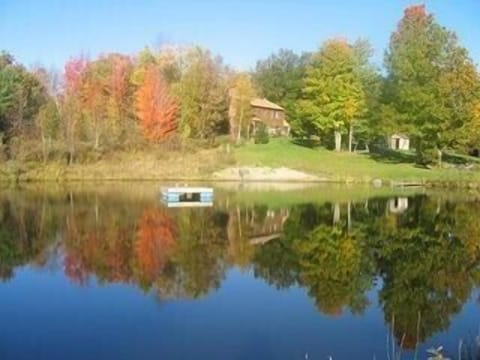 view of house from pond