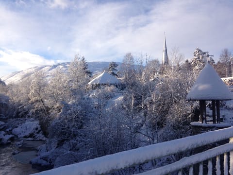 Braemar village in winter