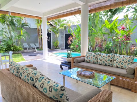 Open plan living area