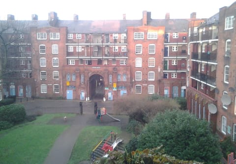 The courtyard from the balcony 