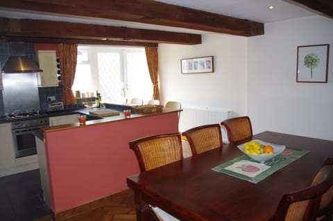Kitchen and dining area