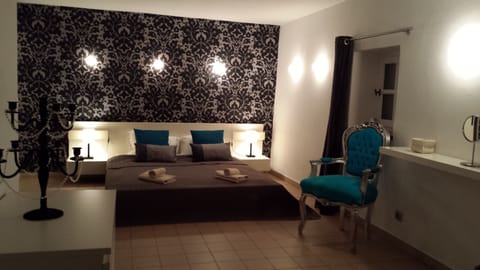 One of the 9 bedrooms