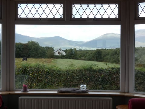 View from conservatory. 