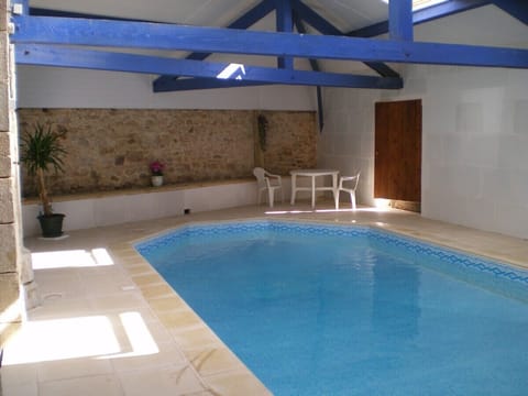 Heated indoor swimming pool