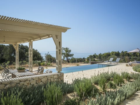 Pool with sea view
