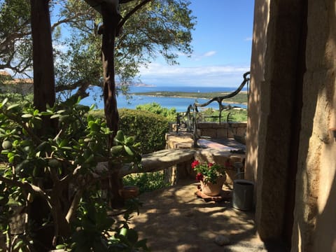 Front door with sea view