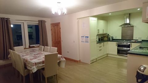 Kitchen and dining area