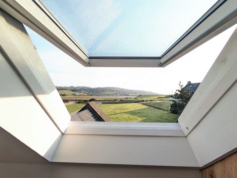 View to Horn Head across Dunfanaghy Bay with the outgoing tide