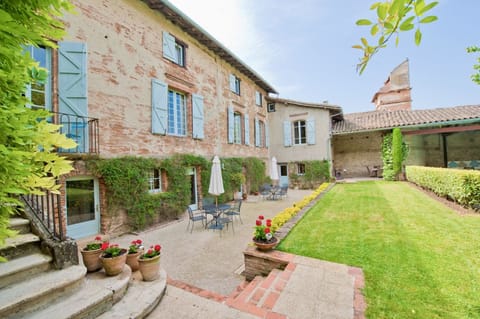 The outdoor terrace