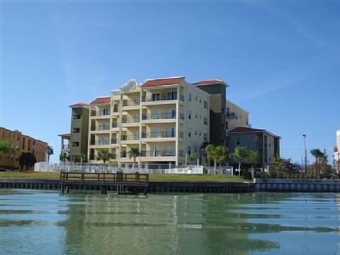 Rear view from water.