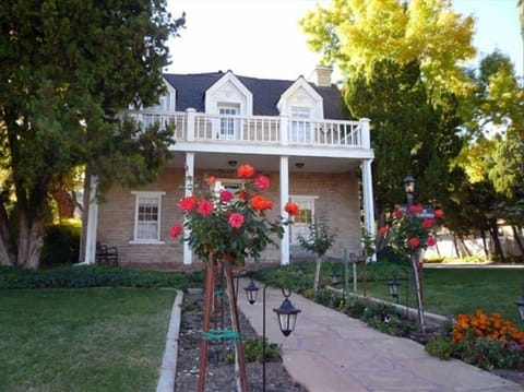 A beautiful yard enhance the overall character of the property.