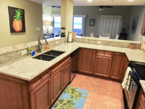 Kitchen has all modern appliances for your every need
