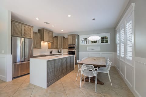 Comfortable dining space