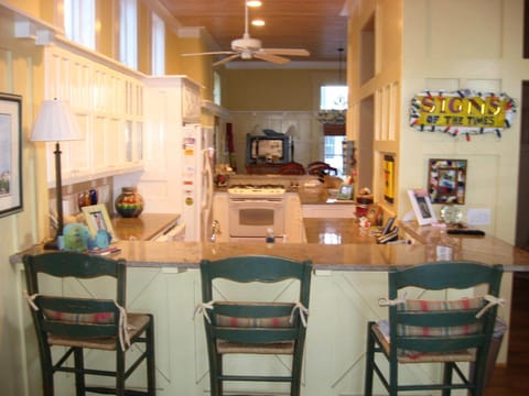 Kitchen & Dining Room from counter area in Family Room