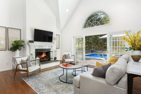 Living Room open to pool area