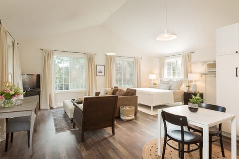 Open concept living in this 620 sq ft studio/guesthouse