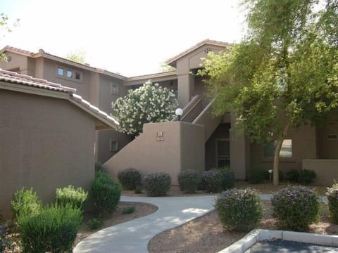 Front entrance to the second floor condo.