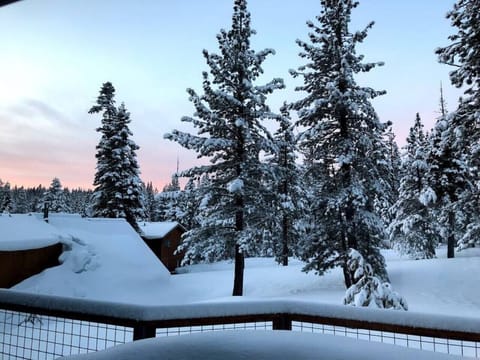 Good morning Tahoe Donner. View from Great Room.
