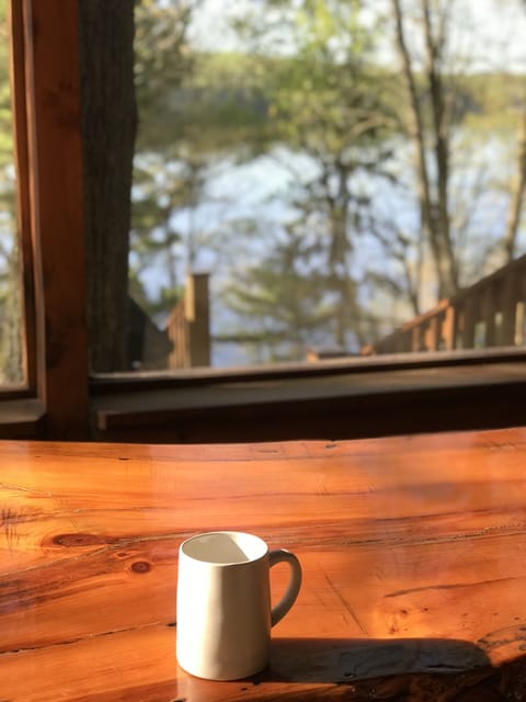 Morning coffee on the screen porch - heavenly