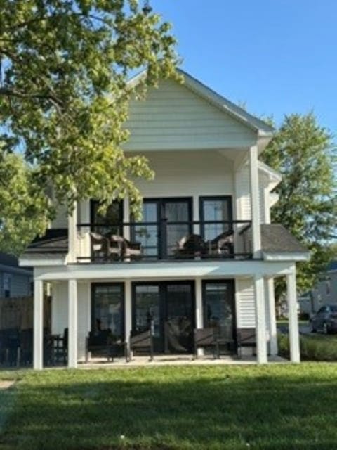 Direct Chautauqua Lake frontage with a spacious lawn and private seasonal dock