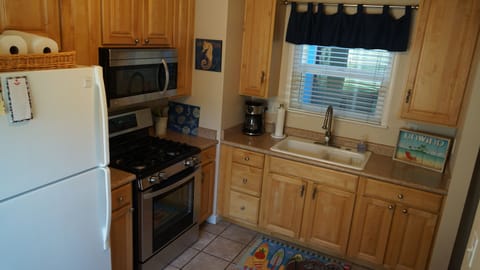 Fully stocked kitchen 