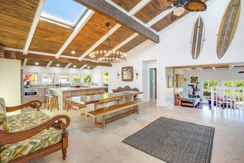 Kitchen and dining area