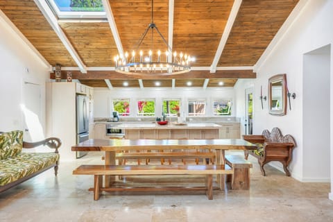 Kitchen and dining area