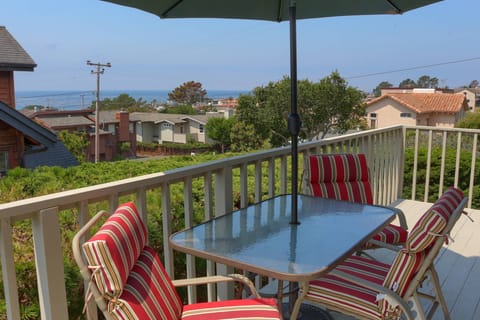 Large Ocean View deck allows for outdoor dining or just relaxing.