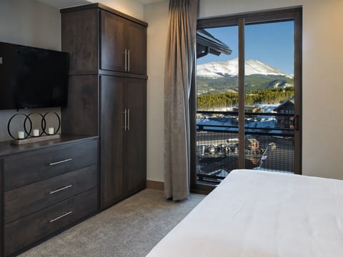 Views can be of town, the mountain or the wods.