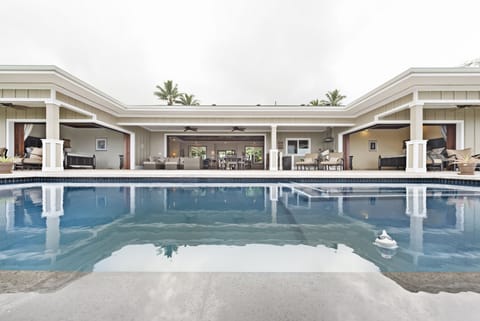 Back of house and pool