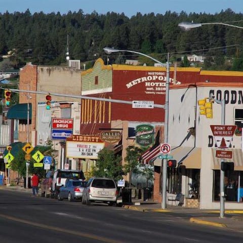 The Loft Down Under is situated on Main Street in Downtown Pagosa Springs, CO