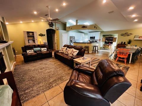 Open concept living area