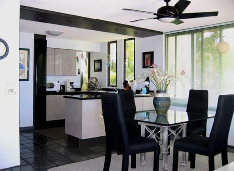 Open Dining and Kitchen Area
