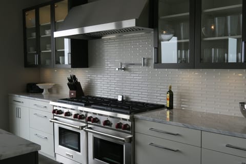 60" Wolf ranges, a gourmet cooks dream kitchen