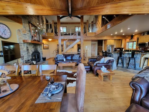 Loft is open to Family Room