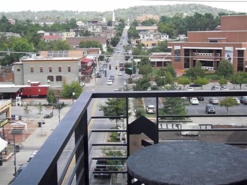 Beautiful view of Dickson Street and the mountains!!