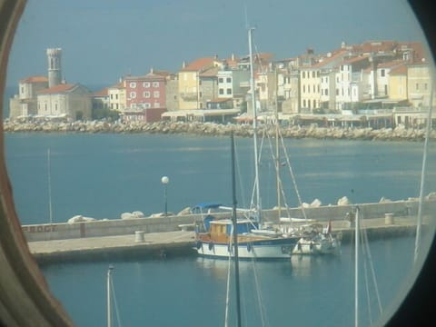 Picturesque Piran view from Living room