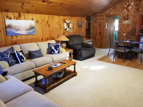 Living area.   Living room/kitchen.  23' x 15' 