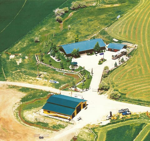 Aerial view of this Stunning estate, Beaverhead Meadows, yours to enjoy!