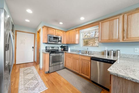 Fully stocked kitchen