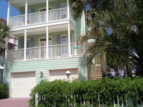 Front Exterior. Top Deck off Living, Lower Deck off Master Suite.